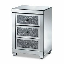 Baxton Studio Ralston Nightstand Table