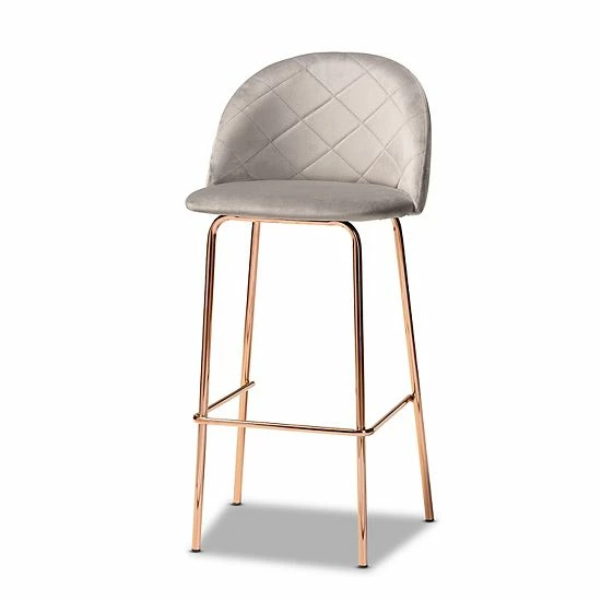 Baxton Studio Addie Bar Stool 4-piece Set Navy Blue Rose Gold Baxton Studio Addie Bar Stool 4-piece Set Navy Blue Rose Gold -Baxton Studio Sales unnamed file 7139