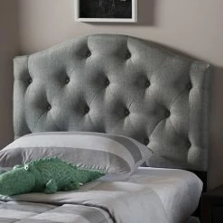 Baxton Studio Myra Scalloped Twin Headboard Gray 5 Baxton Studio Myra Scalloped Twin Headboard Gray -Baxton Studio Sales unnamed file 7188