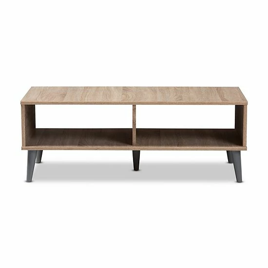 Baxton Studio Pierre Coffee Table Brown 3 Baxton Studio Pierre Coffee Table Brown - Image 3