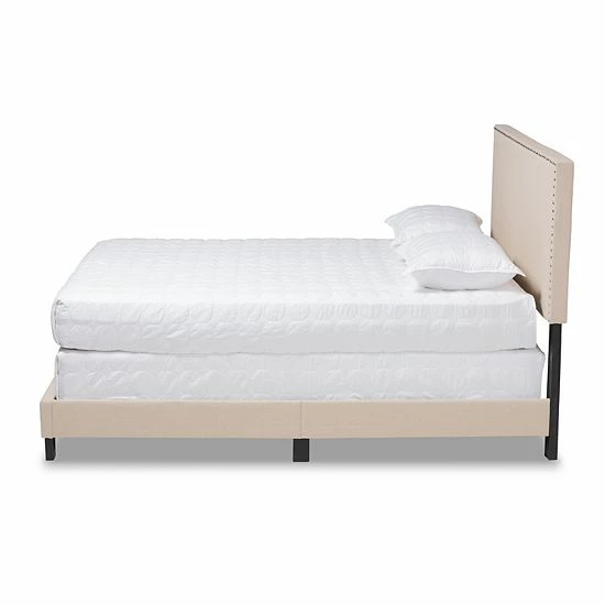 Baxton Studio Ramon Bed Gray Black 3 Baxton Studio Ramon Bed Gray Black - Image 3