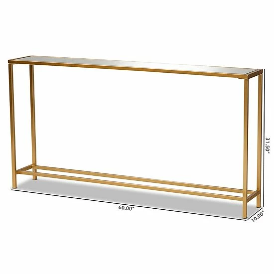 Baxton Studio Alessa Console Table 7 Baxton Studio Alessa Console Table - Image 7