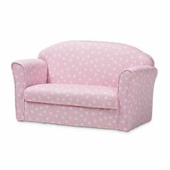 Baxton Studio Erica Pink Sofa