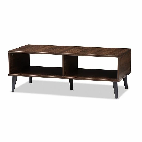 Baxton Studio Pierre Coffee Table Brown 7 Baxton Studio Pierre Coffee Table Brown - Image 7
