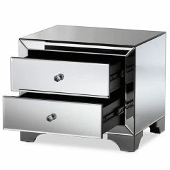 Baxton Studio Farrah Mirrored Nightstand 9 Baxton Studio Farrah Mirrored Nightstand -Baxton Studio Sales unnamed file 7245