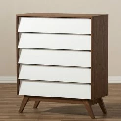 Baxton Studio Hildon 5-Drawer Dresser -Baxton Studio Sales unnamed file 7253