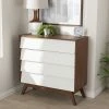 Baxton Studio Hildon 4-Drawer Dresser