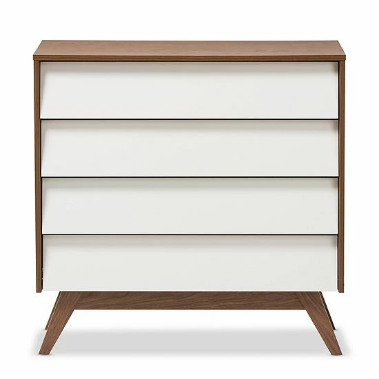 Baxton Studio Hildon 4-Drawer Dresser 4 Baxton Studio Hildon 4-Drawer Dresser - Image 4