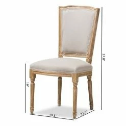 Baxton Studio Cadencia French Country Dining Chair -Baxton Studio Sales unnamed file 7272