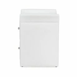 Baxton Studio Victoria Matte Finish Faux-Leather Nightstand White 6 Baxton Studio Victoria Matte Finish Faux-Leather Nightstand White -Baxton Studio Sales unnamed file 7275
