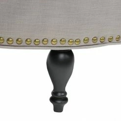 Baxton Studio Palfrey Solid Round Tufted Ottoman Beige 6 Baxton Studio Palfrey Solid Round Tufted Ottoman Beige -Baxton Studio Sales unnamed file 7280
