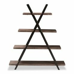 Baxton Studio Fiera 4-Shelf Bookcase -Baxton Studio Sales unnamed file 7296
