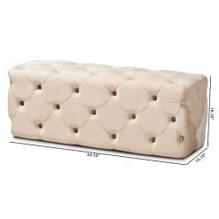 Baxton Studio Jasmine Ottoman -Baxton Studio Sales unnamed file 7305