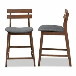 Baxton Studio Larine Counter Stool 2-piece Set Gray 13 Baxton Studio Larine Counter Stool 2-piece Set Gray -Baxton Studio Sales unnamed file 7332