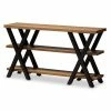 Baxton Studio Duchaine Brown Console Table