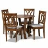 Baxton Studio Irene Dining Table & Chair 5-piece Set