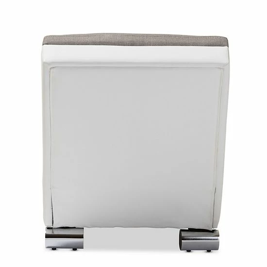 Baxton Studio Percy Chaise Lounge 5 Baxton Studio Percy Chaise Lounge - Image 5