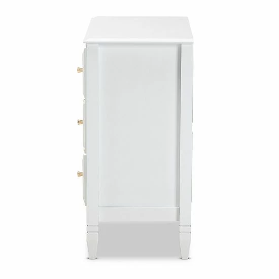 Baxton Studio Naomi 3-Drawer Dresser 5 Baxton Studio Naomi 3-Drawer Dresser - Image 5