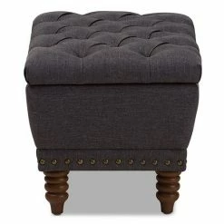 Baxton Studio Annabelle Storage Ottoman Dark Gray 8 Baxton Studio Annabelle Storage Ottoman Dark Gray -Baxton Studio Sales unnamed file 744