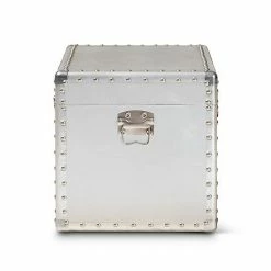 Baxton Studio Serge Silver Storage Trunk 12 Baxton Studio Serge Silver Storage Trunk -Baxton Studio Sales unnamed file 7451