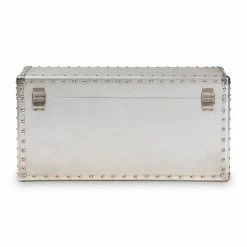 Baxton Studio Serge Silver Storage Trunk 13 Baxton Studio Serge Silver Storage Trunk -Baxton Studio Sales unnamed file 7452