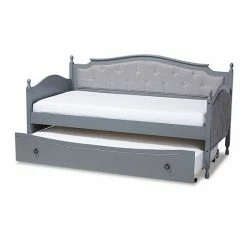 Baxton Studio Marlie Twin Daybed & Trundle Gray -Baxton Studio Sales unnamed file 7463