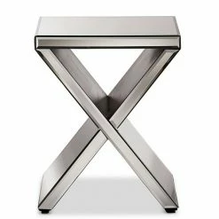 Baxton Studio Morris Mirrored Accent End Table -Baxton Studio Sales unnamed file 7479