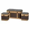 Baxton Studio Clarence Storage Trunk 3-piece Set