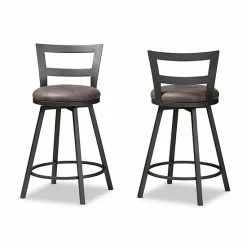 Baxton Studio Arjean Gray 2-pc. Counter Stool Set -Baxton Studio Sales unnamed file 7542