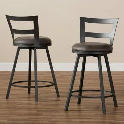 Baxton Studio Arjean Gray 2-pc. Counter Stool Set -Baxton Studio Sales unnamed file 7544