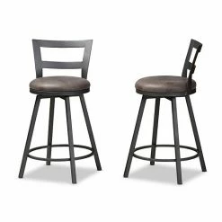 Baxton Studio Arjean Gray 2-pc. Counter Stool Set -Baxton Studio Sales unnamed file 7545