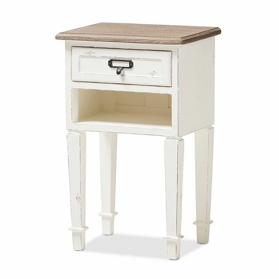 Baxton Studio Dauphine Nightstand 2 Baxton Studio Dauphine Nightstand - Image 2
