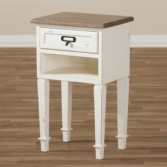 Baxton Studio Dauphine Nightstand 7 Baxton Studio Dauphine Nightstand - Image 7