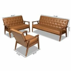 Baxton Studio Sorrento Brown Living Room Set 15 Baxton Studio Sorrento Brown Living Room Set -Baxton Studio Sales unnamed file 7586