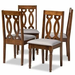 Baxton Studio Cherese Dining Chair 4-piece Set