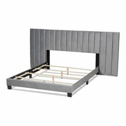 Baxton Studio Fiorenza Bed Gray Black -Baxton Studio Sales unnamed file 764