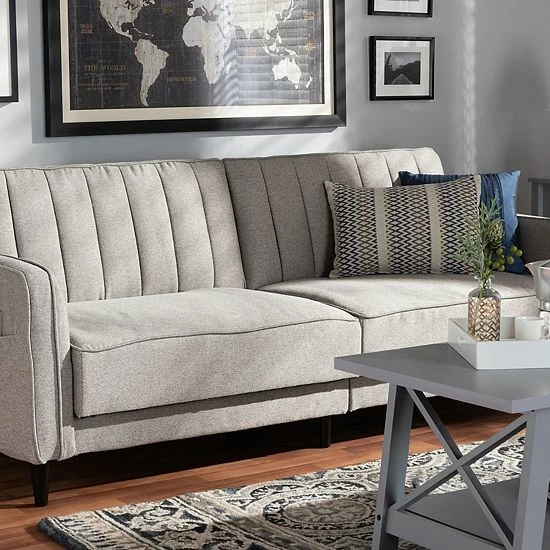 Baxton Studio Colby Sleeper Sofa 2 Baxton Studio Colby Sleeper Sofa - Image 2