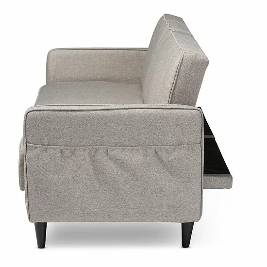 Baxton Studio Colby Sleeper Sofa 4 Baxton Studio Colby Sleeper Sofa - Image 4