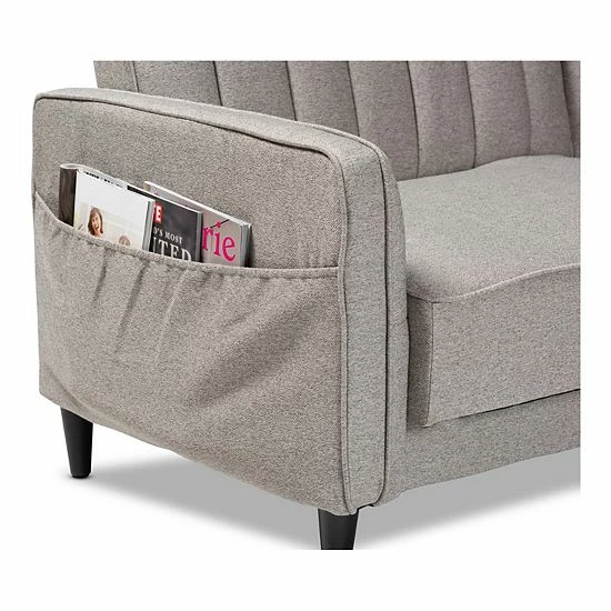 Baxton Studio Colby Sleeper Sofa 8 Baxton Studio Colby Sleeper Sofa - Image 8