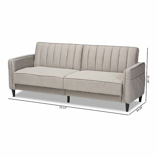 Baxton Studio Colby Sleeper Sofa 10 Baxton Studio Colby Sleeper Sofa - Image 10