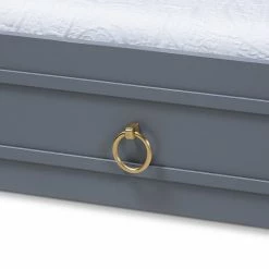 Baxton Studio Mariana Twin Trundle Bed Gray -Baxton Studio Sales unnamed file 768