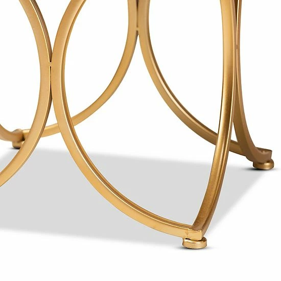 Baxton Studio Margot Tufted Ottoman 3 Baxton Studio Margot Tufted Ottoman - Image 3