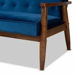 Baxton Studio Sorrento Sofa & Chair 3-Piece Set Navy 9 Baxton Studio Sorrento Sofa & Chair 3-Piece Set Navy -Baxton Studio Sales unnamed file 7700