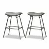 Baxton Studio Jette Bar Stool 2-piece Set