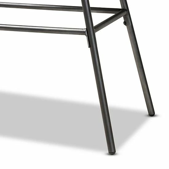 Baxton Studio Jette Bar Stool 2-piece Set 4 Baxton Studio Jette Bar Stool 2-piece Set - Image 4