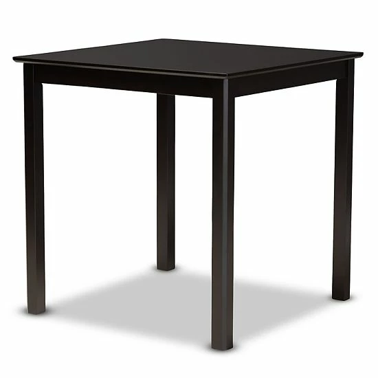 Baxton Studio Lenoir 5-Piece Pub Set Beige Khaki 3 Baxton Studio Lenoir 5-Piece Pub Set Beige Khaki - Image 3