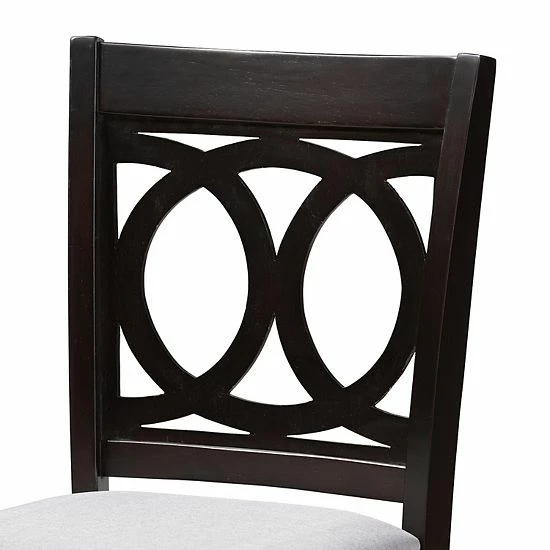 Baxton Studio Lenoir 5-Piece Pub Set Beige Khaki 4 Baxton Studio Lenoir 5-Piece Pub Set Beige Khaki - Image 4