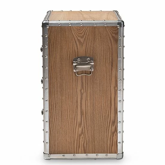 Baxton Studio Audric Silver Storage Cabinet 5 Baxton Studio Audric Silver Storage Cabinet - Image 5