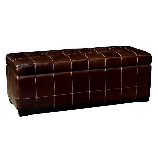 Baxton Studio Contemporary Faux-Leather Storage Bench 1 Baxton Studio Contemporary Faux-Leather Storage Bench