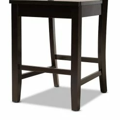 Baxton Studio Caron Counter Stool 2-piece Set Walnut Brown -Baxton Studio Sales unnamed file 777